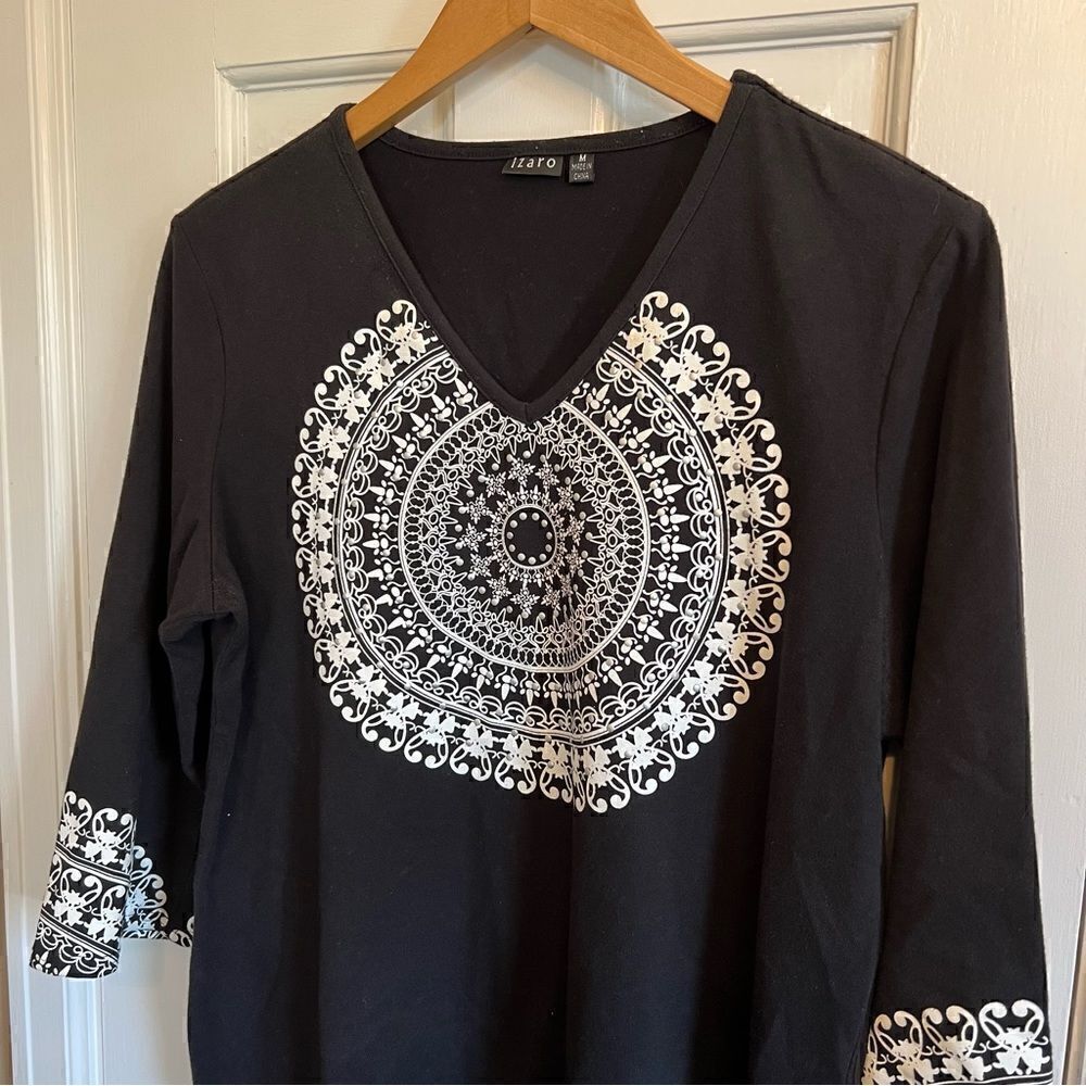 Izaro Patterned Blouse (M) - Picture 8 of 8